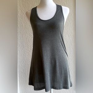 Haute Hippie Charcoal Racerback tank